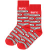 Street Sign Sock Red