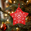 Ceramic Star Tree Decoration