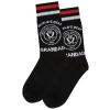 Crest Grandad Sock Black
