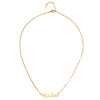 Gold Plated Blades Necklace