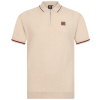 Sword Zip Knitted Polo