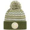 Fairisle Khaki Bobble Hat