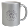 Silver Glitter Mug