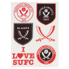 6pc Temporary Tattoo Sheet