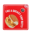 Chip Butty Window Sign