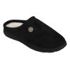 Mens Crest Mule Slipper Black