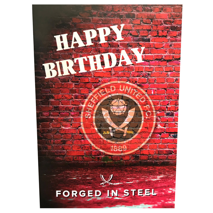 Brick Birthday Card