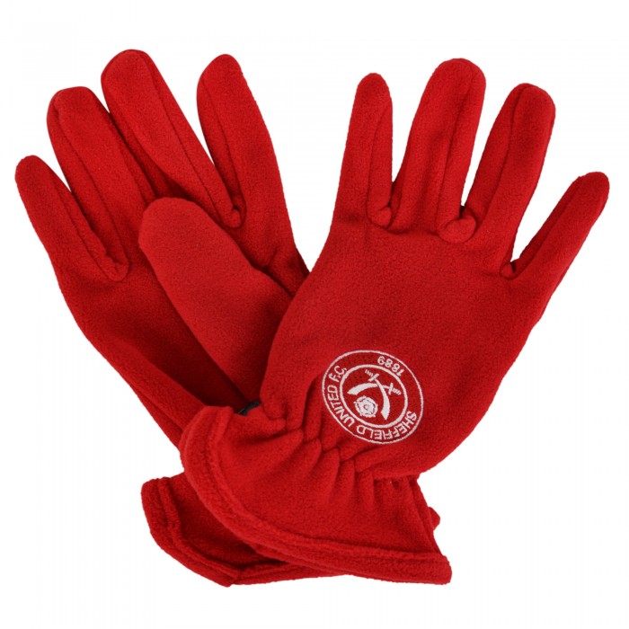 Red Fleece Gloves