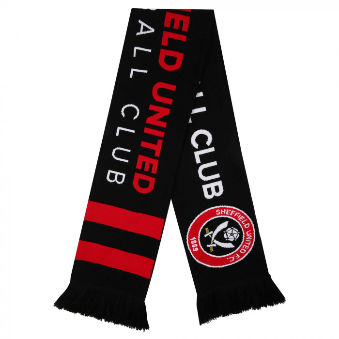 Crest Club Scarf B/R