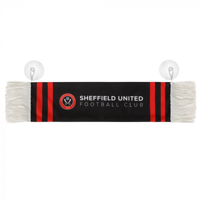 SUFC Car Scarf B/R