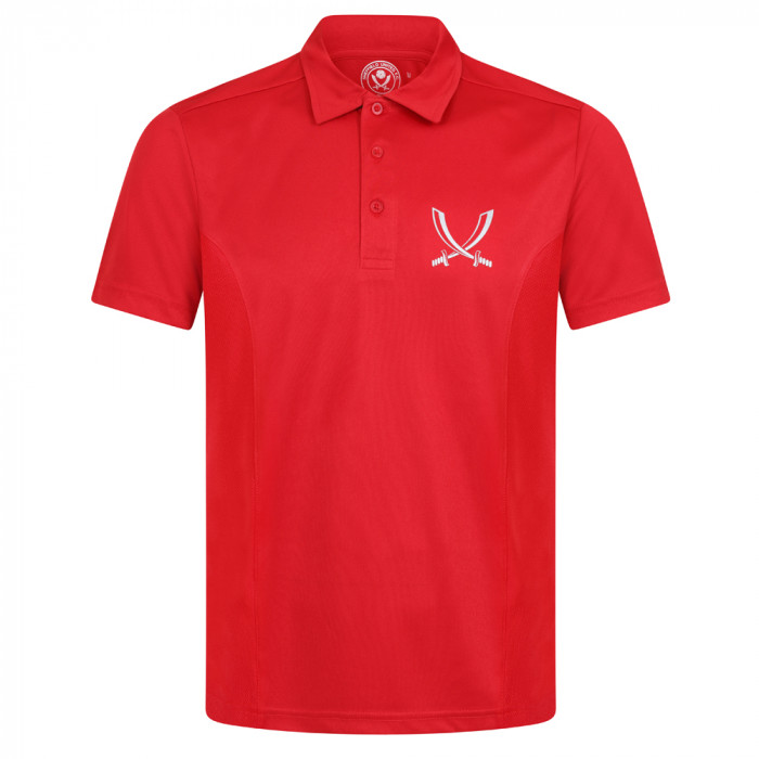 Mens Gym Polo Red