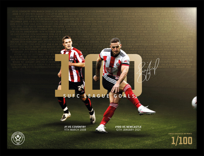 Sharp 100 Goals Print