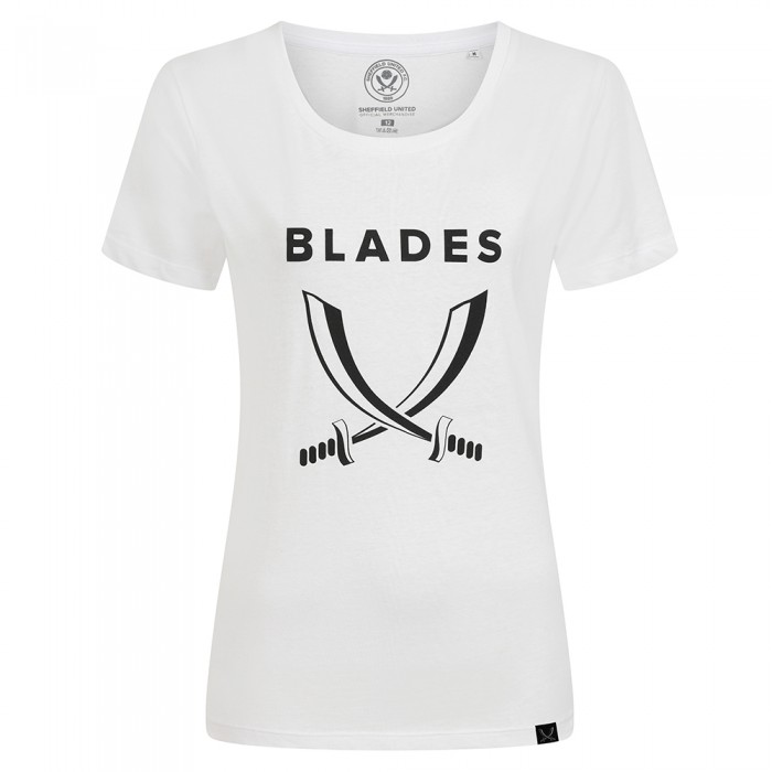 Ladies Blades Sword Tee W/B