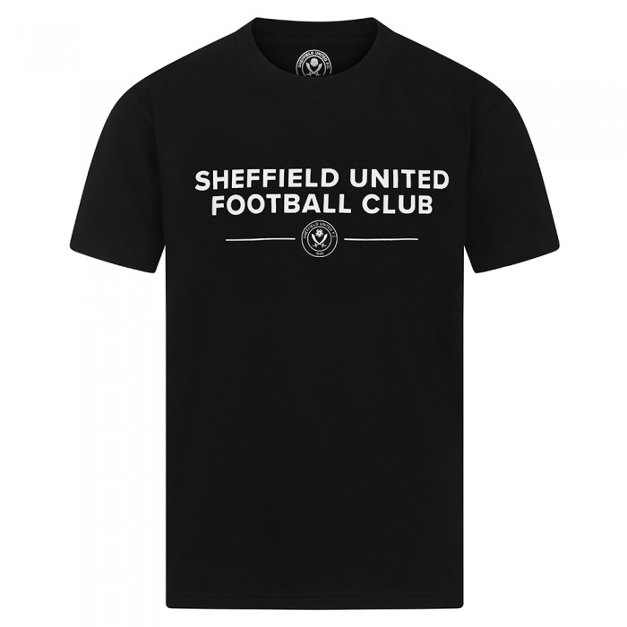 JR SUFC Tee Black