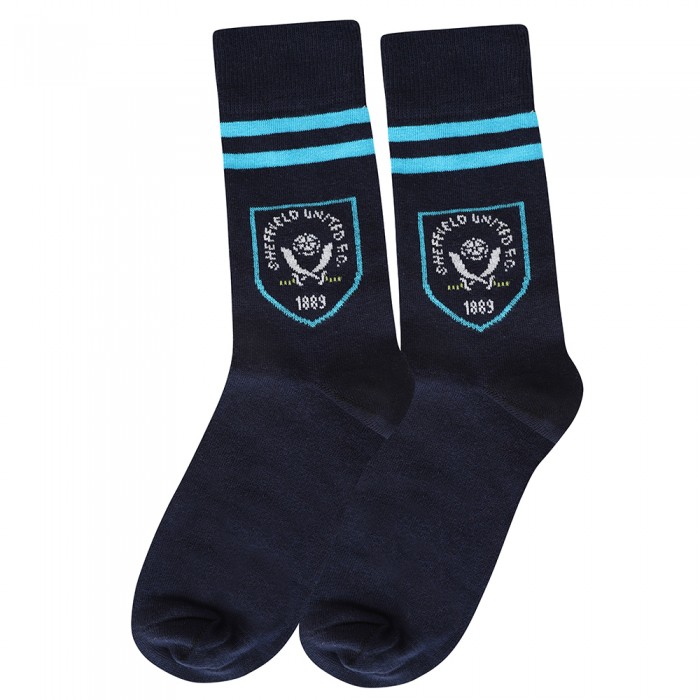 Retro Navy Sock