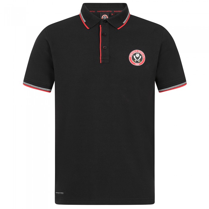 Rubber Full Crest Polo Black