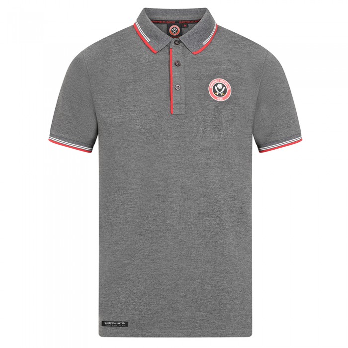 Rubber Full Crest Polo Grey
