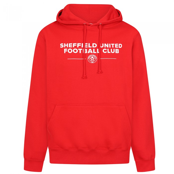 SUFC Text Hoody R/W