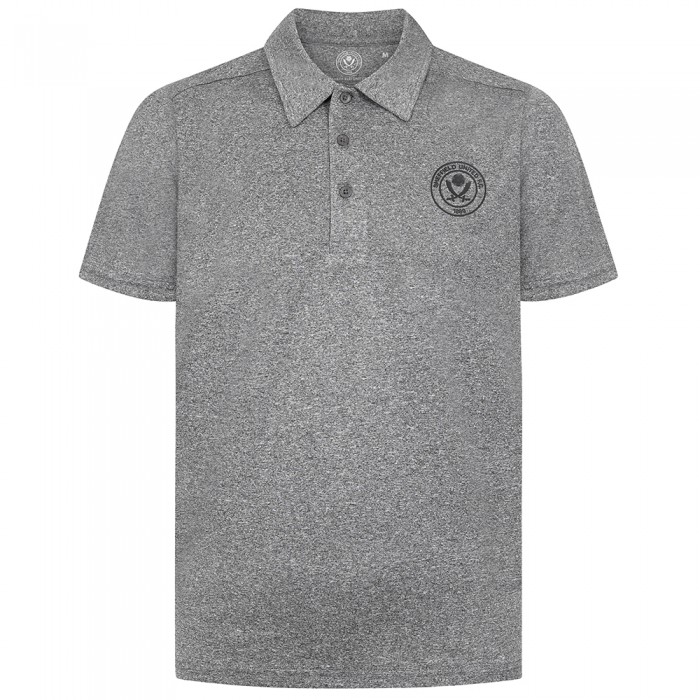 Mens Gym Polo Grey