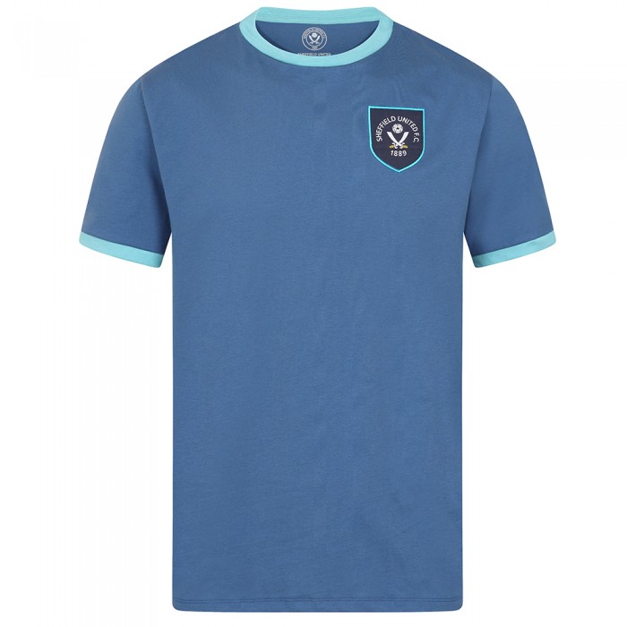 Retro Crest Tee Navy