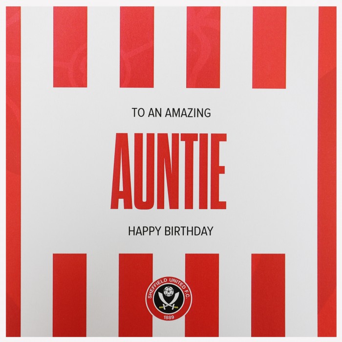 Amazing Auntie Card