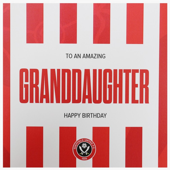 Amazing Granddaughter Card