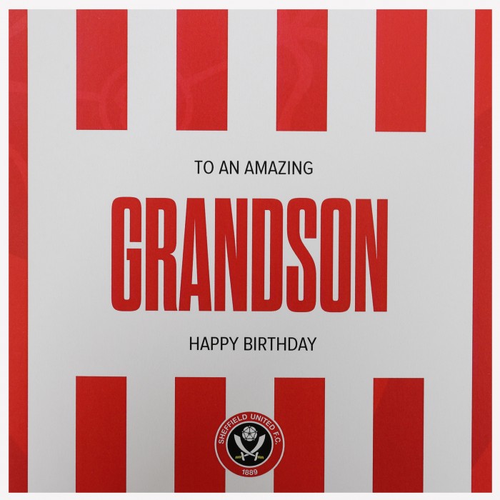 Amazing Grandson Card