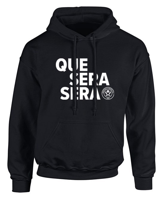 Adult Que Sera Sera Hoody B/W