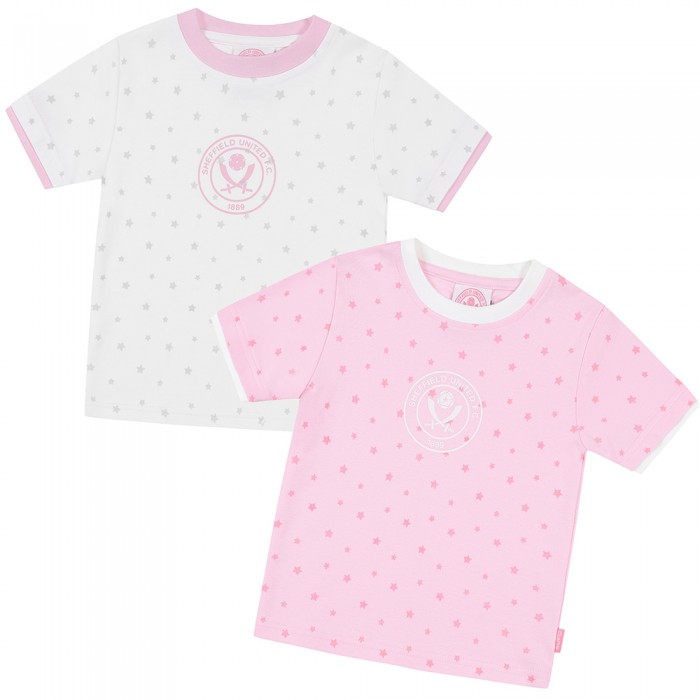 2PK Crest Tee P/W