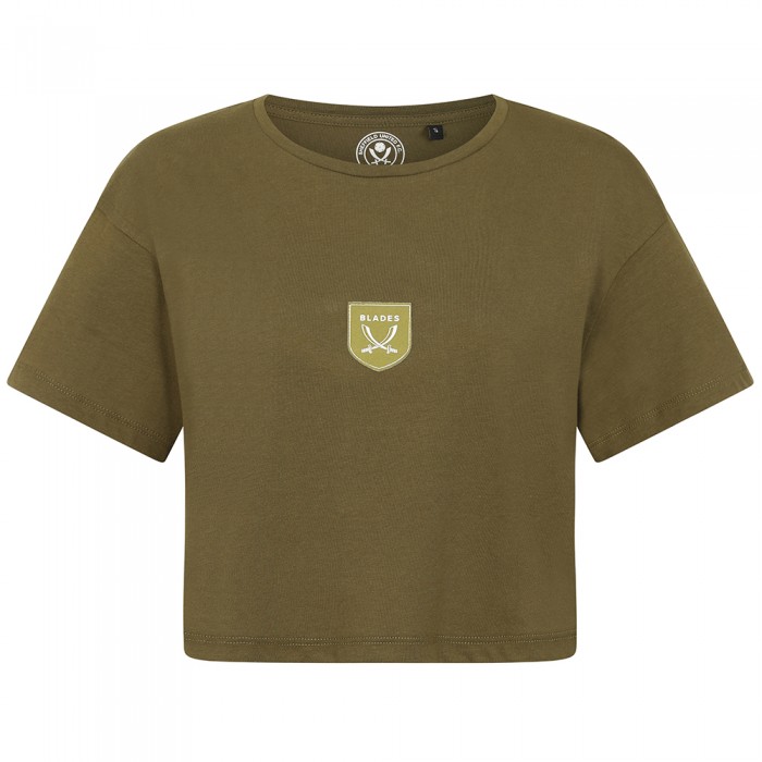 SUFC Crop Top Olive