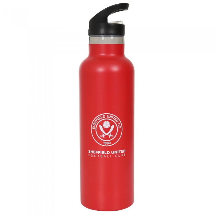 Metal Sports Bottle Red