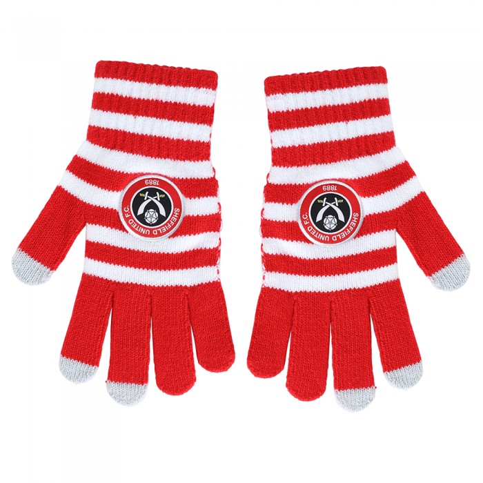 Adult Stripe Crest Gloves