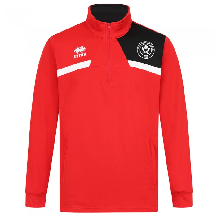 Adult Moses 1/4 Zip 23 R/B/W