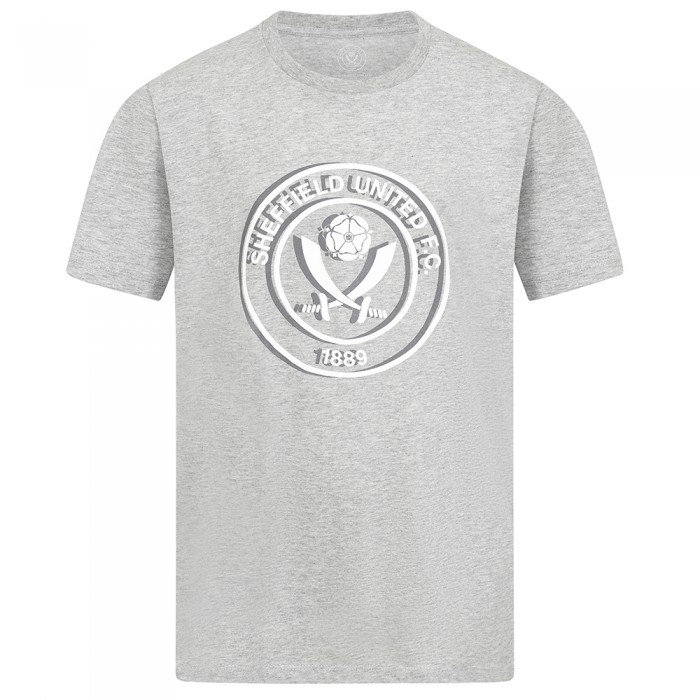 Junior Mono Crest Tee Grey