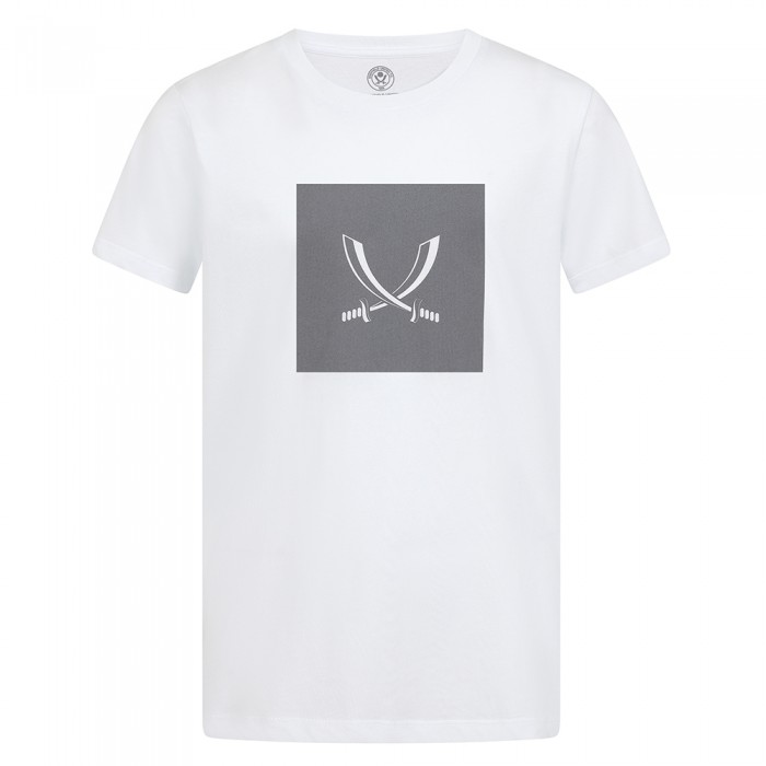 Junior Sword Patch Tee White