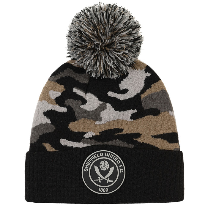Junior Camo Bobble Hat
