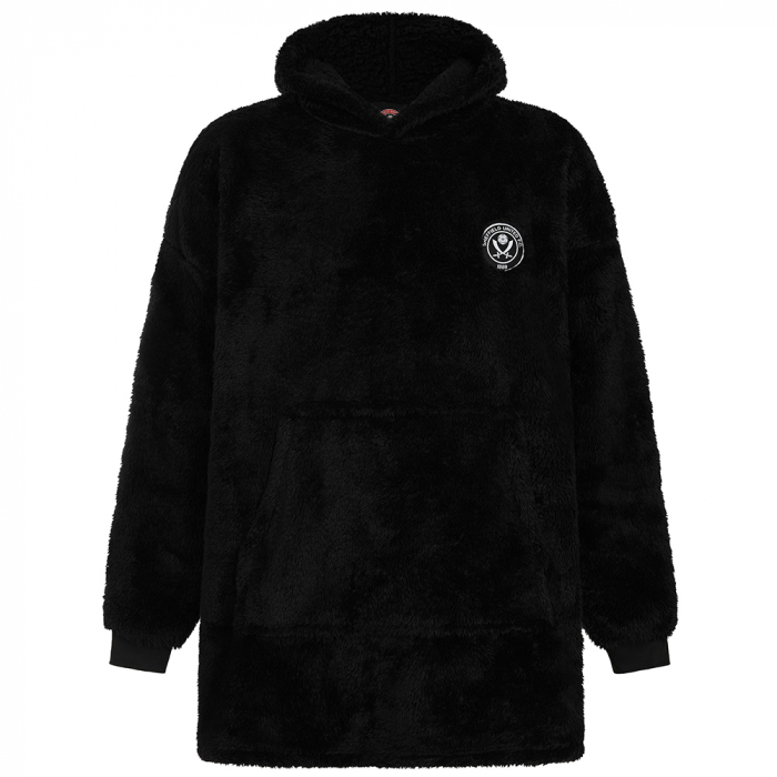 Adult Fluzzy Snuggie Black