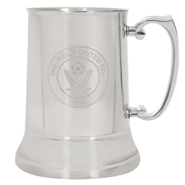 Crest Steel Tankard