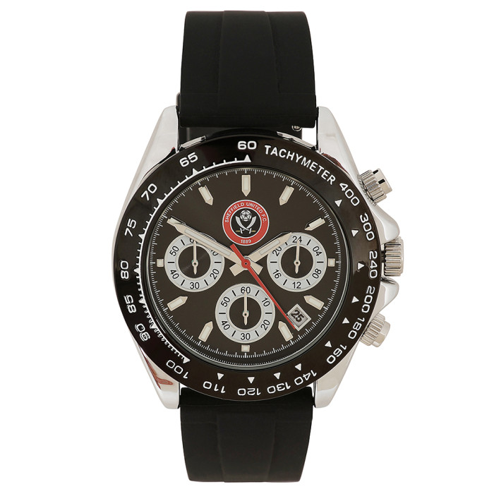 Crest Rubber Strap Watch