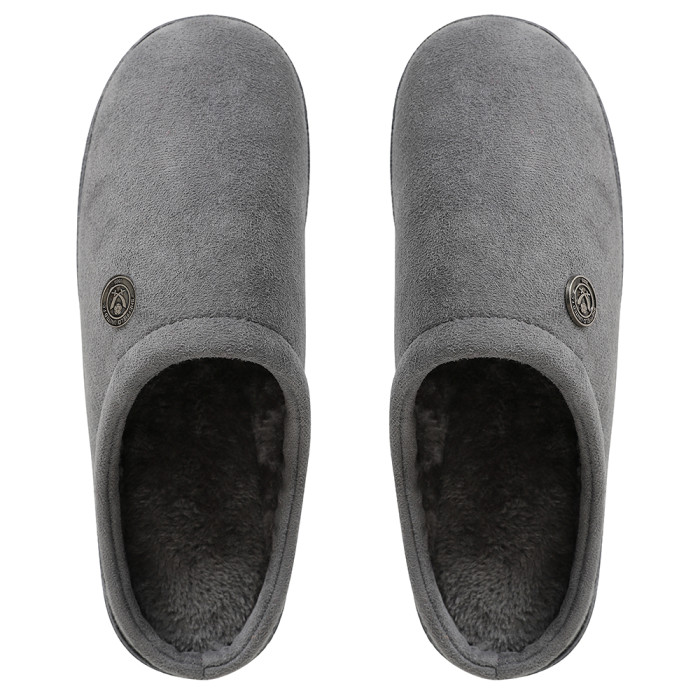 Mens Mule Slipper Grey