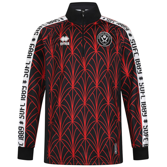 Adult Warm Up 1/4 Zip 24 B/R