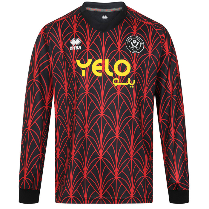 Adult Warm Up Jersey LS 24 B/R