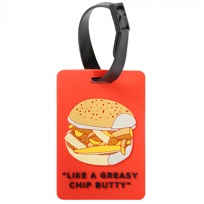 Chip Butty Luggage Tag