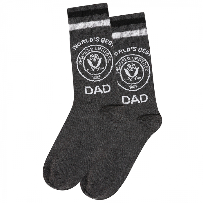 Crest Dad Sock Grey