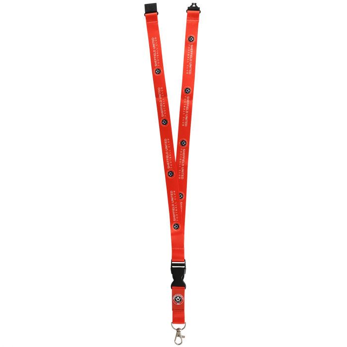 PVC Crest Lanyard Red