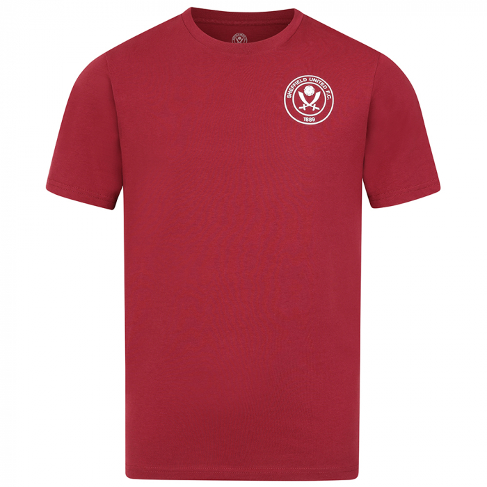 Crest Club Tee Burgundy