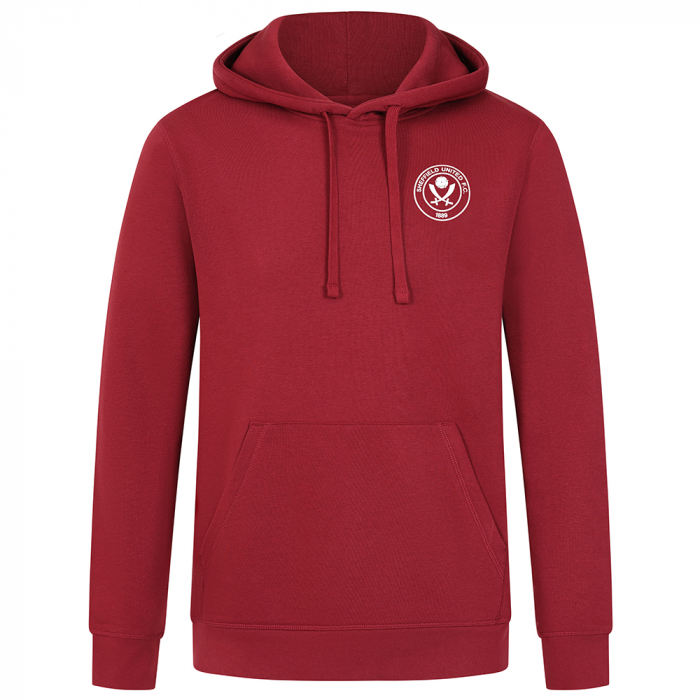 Crest Club Hoody Burgundy