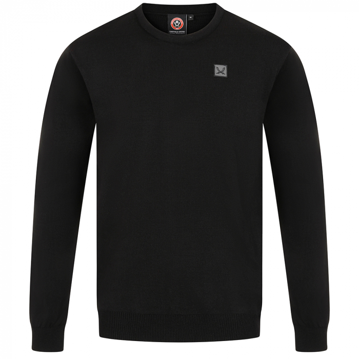 Sword Round Neck Sweat Black