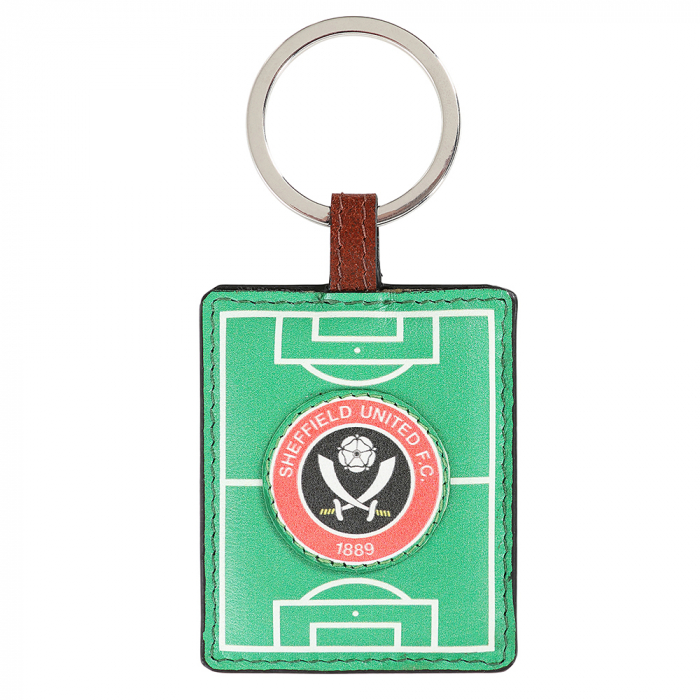 Pitch Leather Keyring