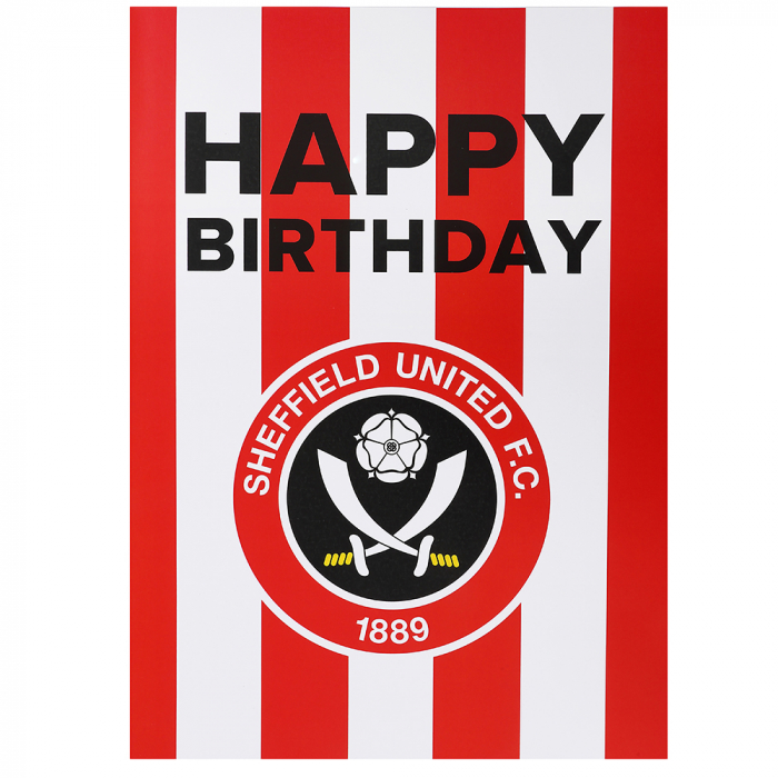 A4 Birthday Crest Card